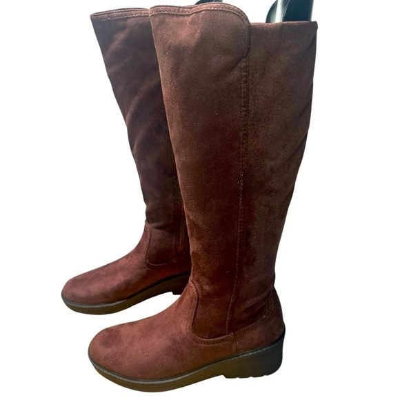 New Bzees Brown Brandy Knee High Boot Size 5.5 - Picture 1 of 7